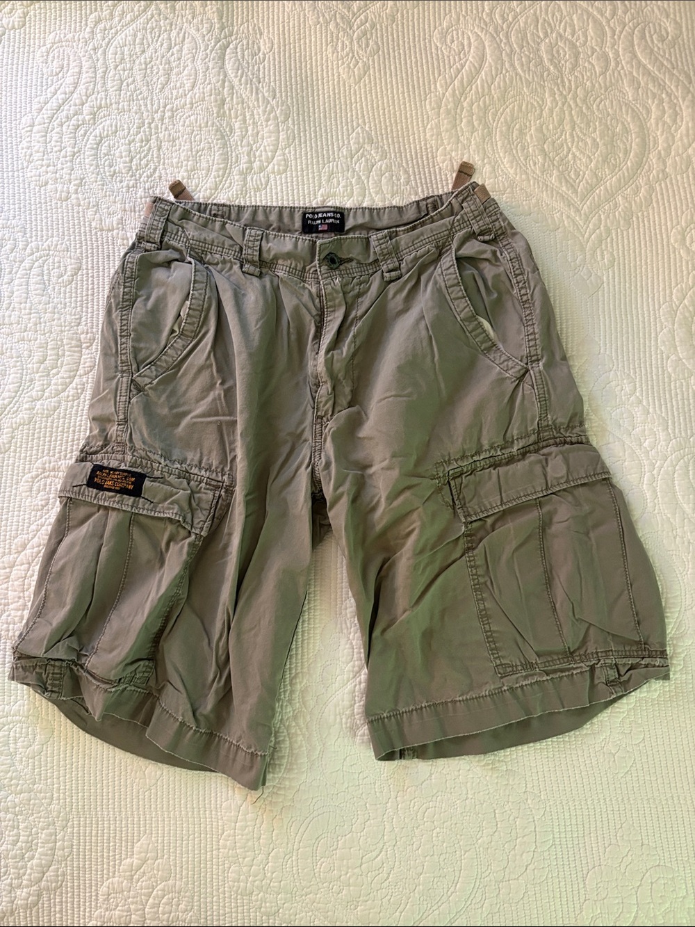Polo by Ralph Lauren Olive Green Men’s Cargo Shorts